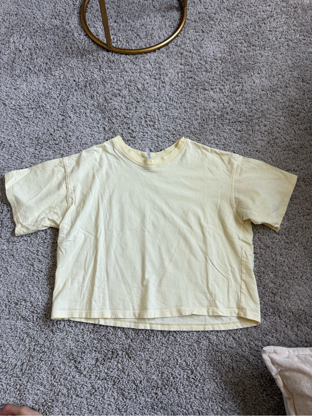 Baby Yellow Boxy Tee